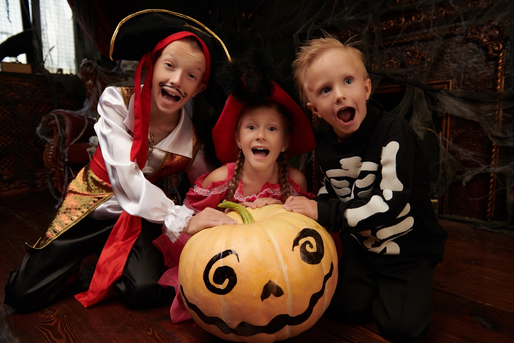 Kinder-Halloweenparty